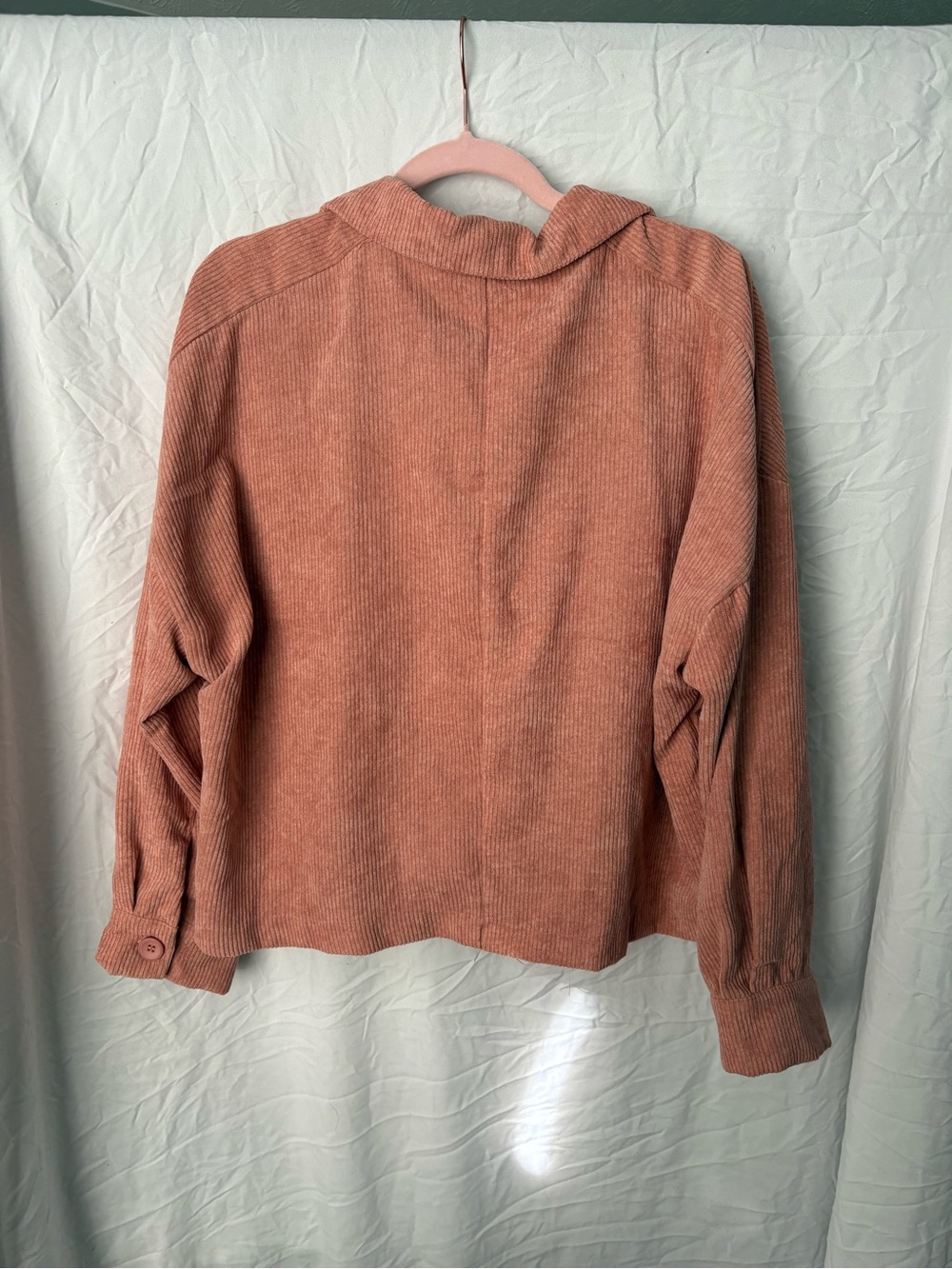 HYFVE Dusty Rose Corduroy Button Jacket - Picture 4 of 4